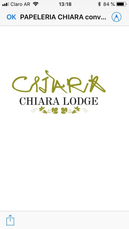 Chiara Lodge Chacras de Coria Exteriör bild